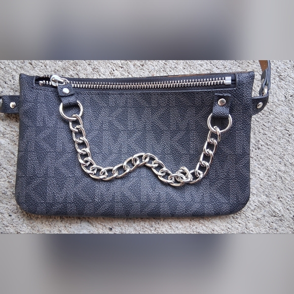 Michael Kors Dark Gray Crossbody Bag - Picture 2 of 3